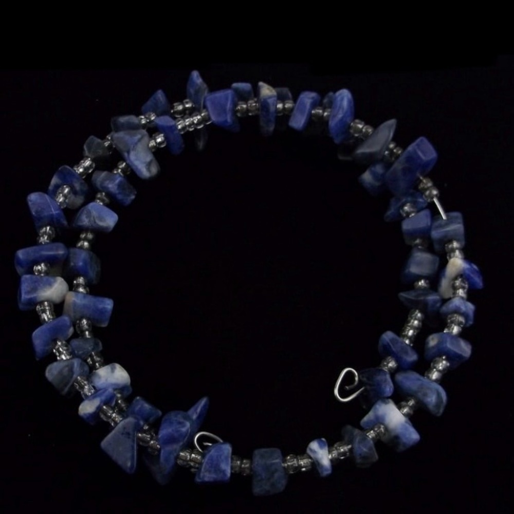 Healing Sodalite Wrap‎ Bracelet